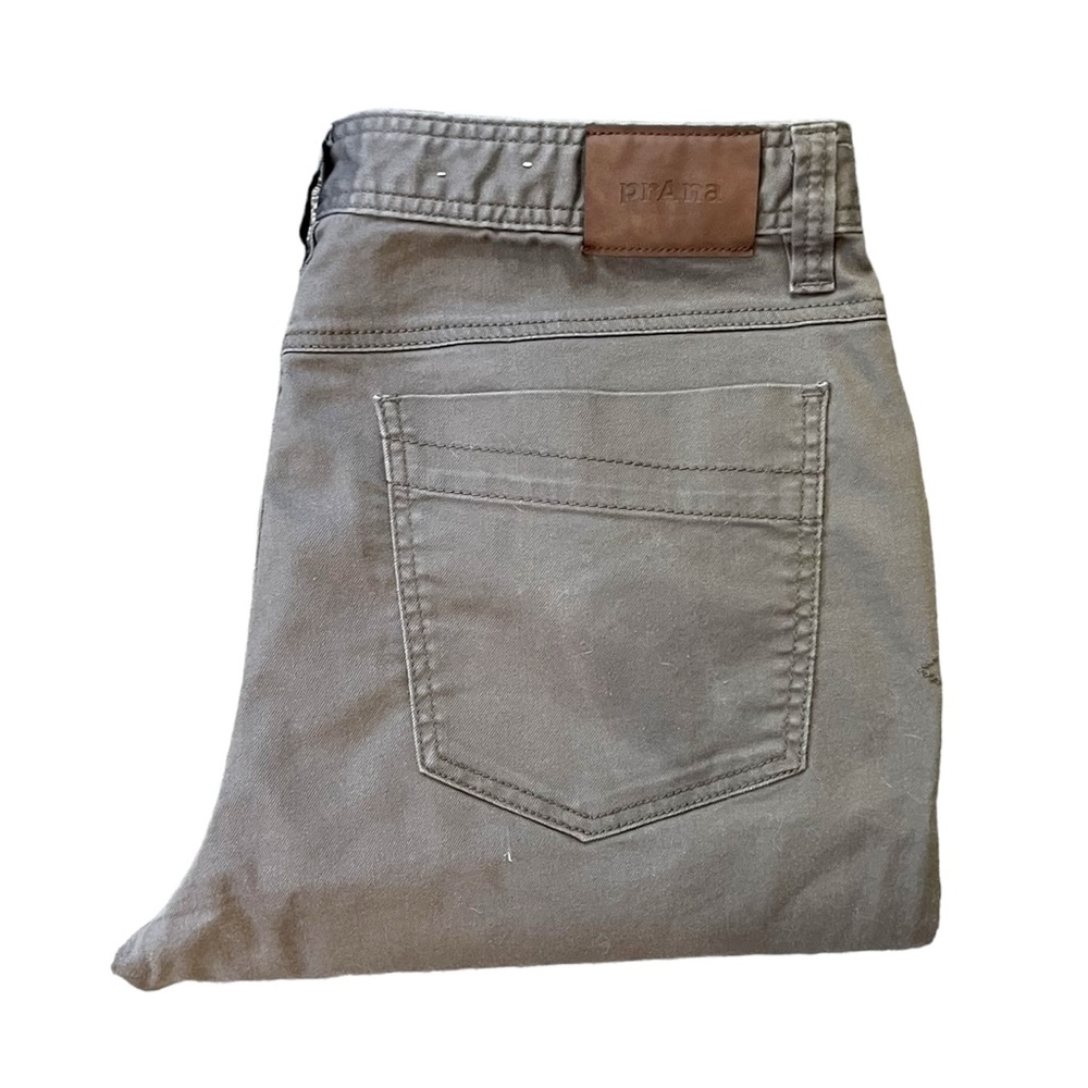 Prana Men’s 5 Pocket Pants Chinos Stone - Dark Tan color